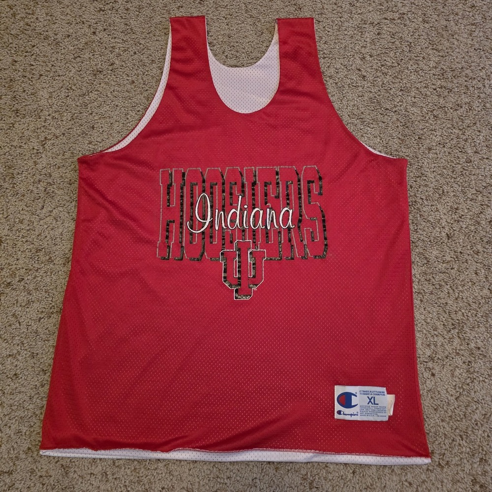 Vintage Indiana Hoosiers Jersey Mens XL NCAA Basketball Champion Reversible 90s